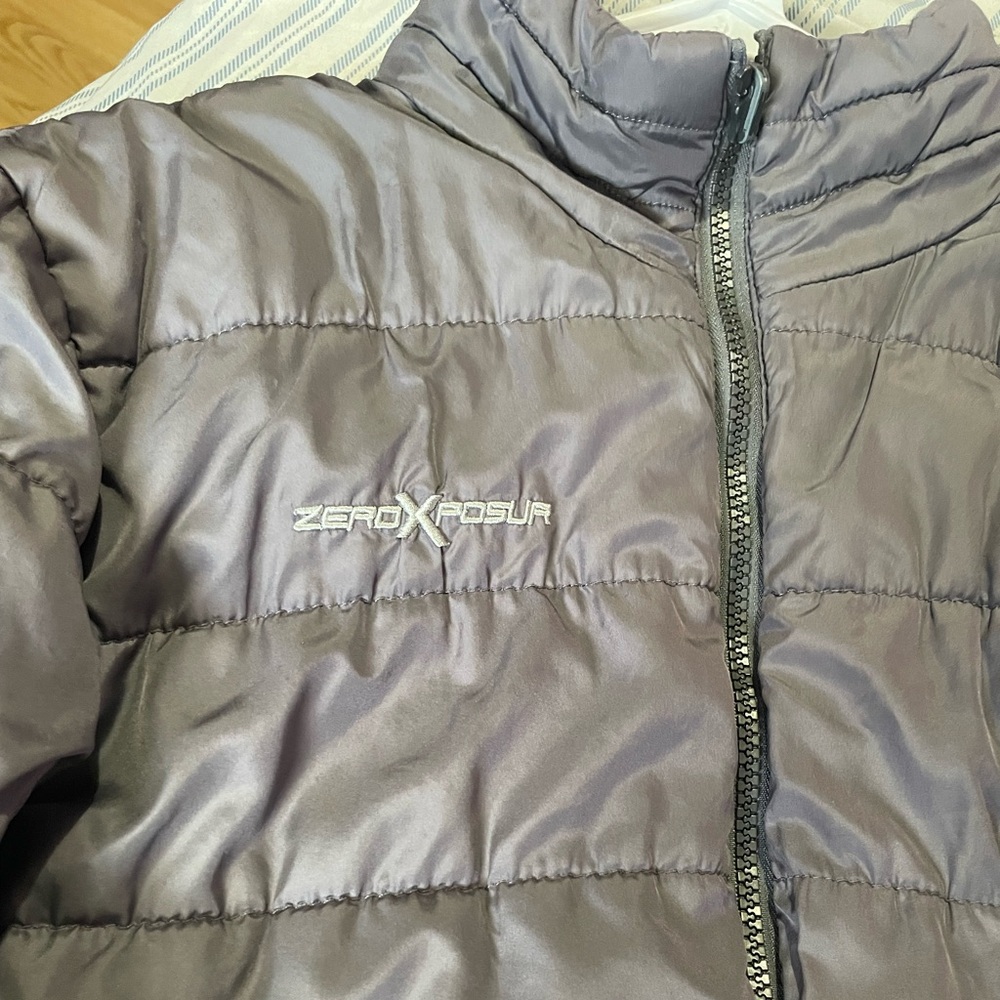 ZeroXposur Gray Puffer Jacket